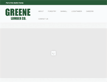 Tablet Screenshot of greenelumber.com